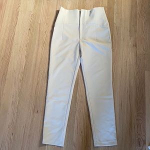 Zara Cream Skinny Trouser